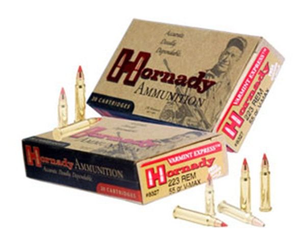 Hornady Varmint Express Rifle Ammunition .223 Rem 55 gr V-MAX 3240 fps 20/c view 4