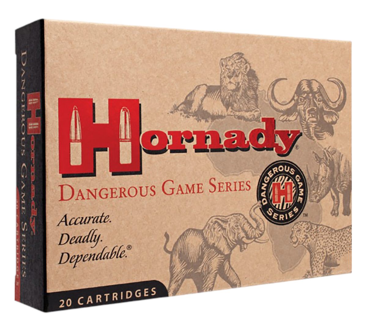 Hornady 8508 Dangerous Game 375H HMag 270gr InterLock Spire Point Recoil Pr