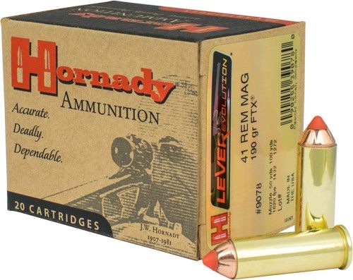 Hornady 9078 LEVERevolution 41 RemMag 190gr Flex Tip eXpanding 20 Per Box/1 view 2