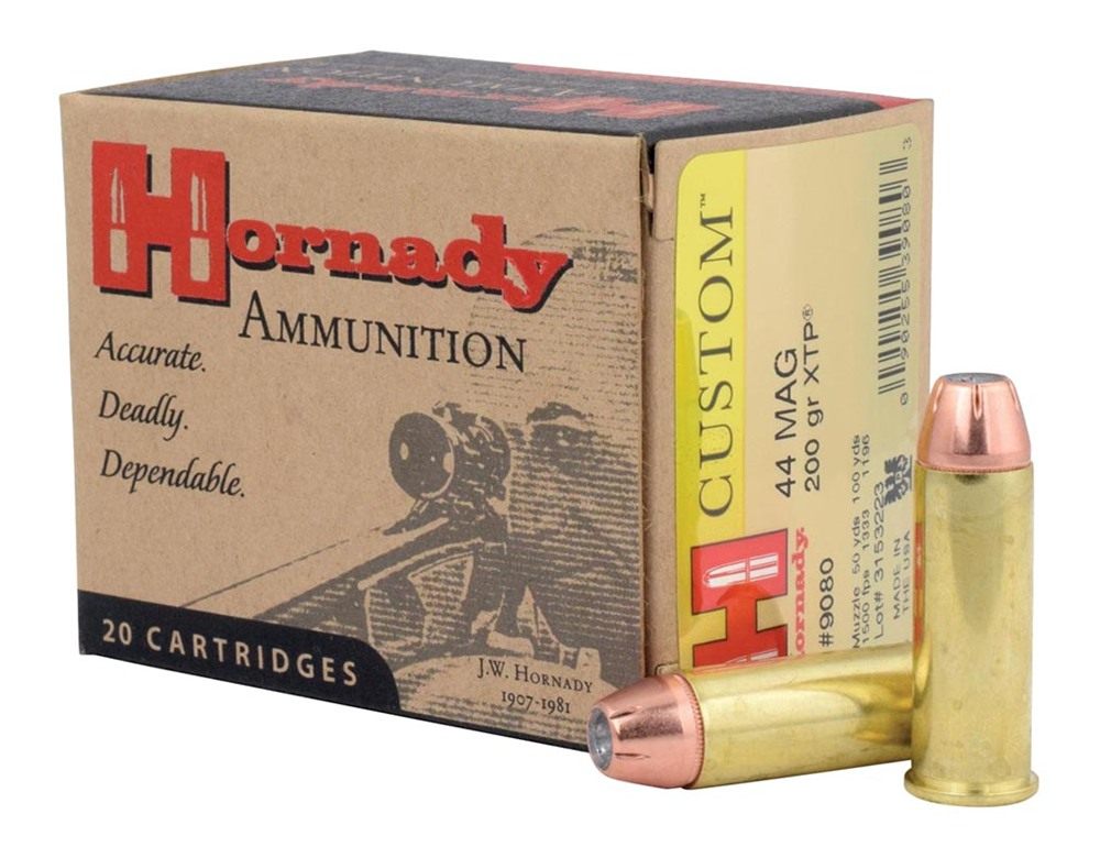 Hornady 9080 Custom 44 RemMag 200gr XTP Hollow Point 20 Per Box/10 Case view 2