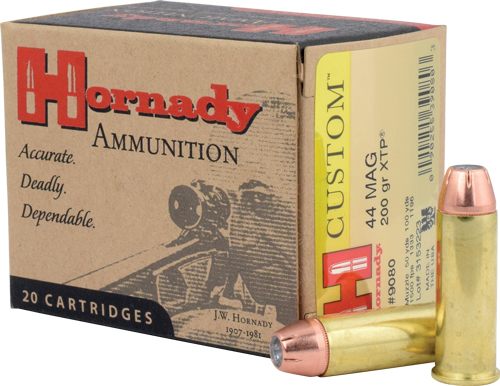 Hornady 9080 Custom 44 RemMag 200gr XTP Hollow Point 20 Per Box/10 Case view 4