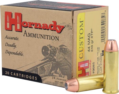 Hornady 9085 Custom 44 RemMag 240gr XTP Hollow Point 20 Per Box/10 Case view 3