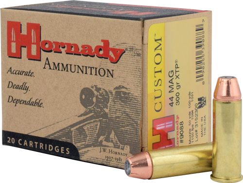 Hornady 9088 Custom 44 RemMag 300gr XTP Hollow Point 20 Per Box/10 Case view 4