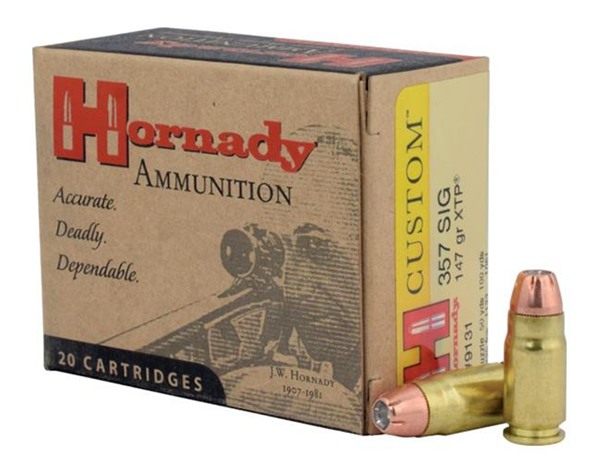 Hornady 9131 Custom 357 Sig 147gr XTP Hollow Point 20 Per Box/10 Case view 3