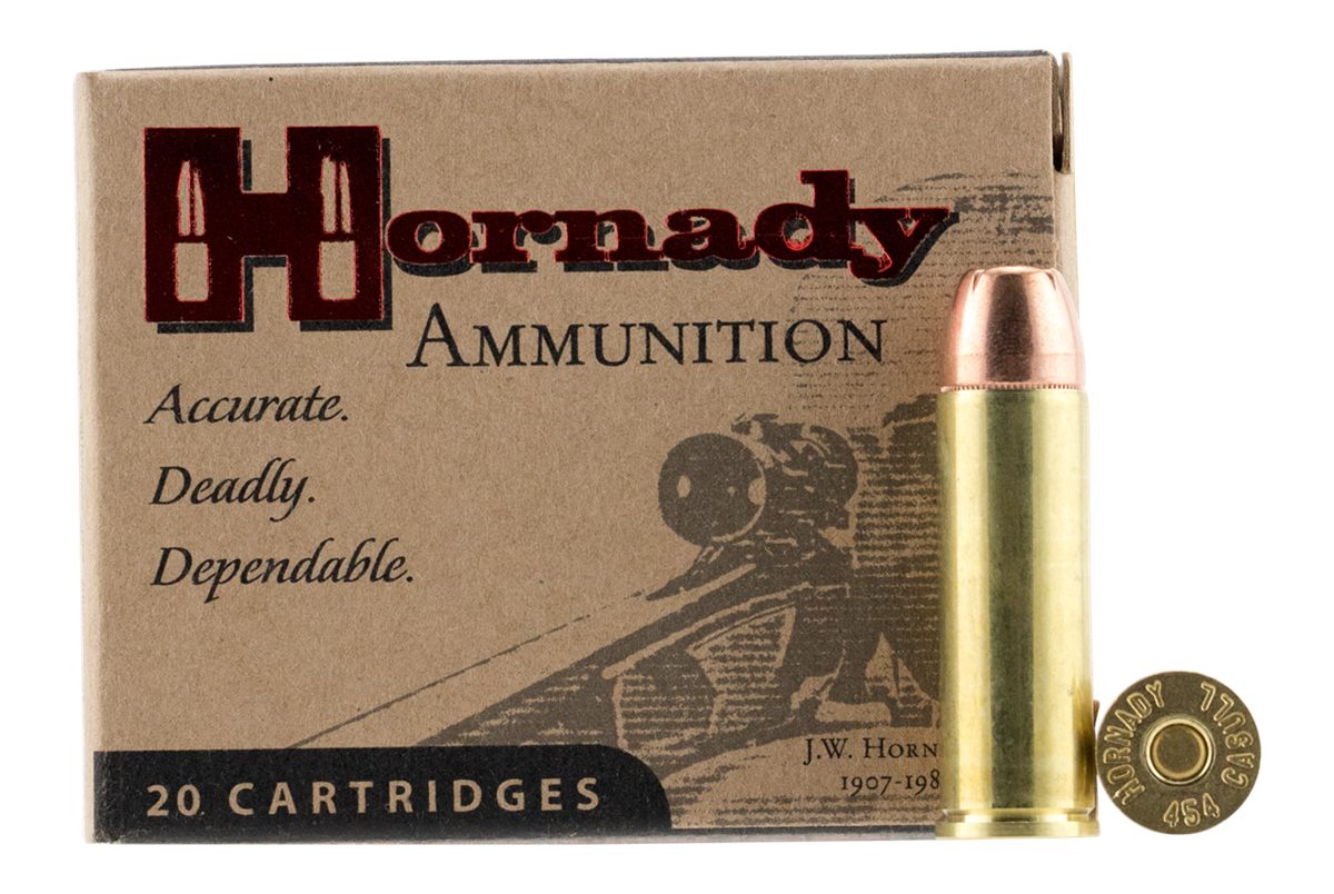 Hornady Custom Handgun Ammunition .454 Casull 240 gr XTP-Mag 1900 fps 20/ct