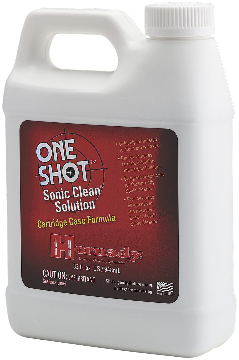 Hornady One Shot Sonic Clean Solution, 1 Quart Gun All Parts Safely and Qui