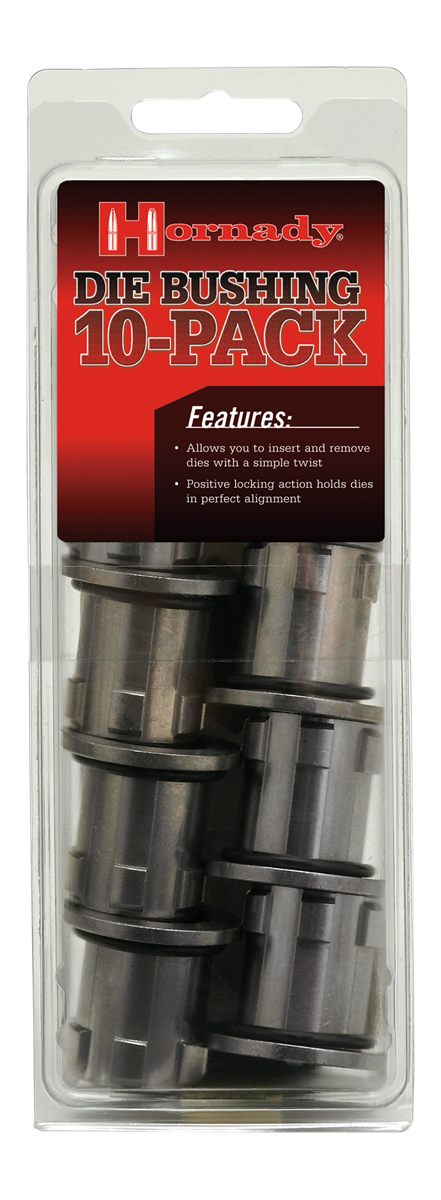 Hornady Lock-N-Load Die Bushings, 10 Pack Change Quickly with a Simple Twis