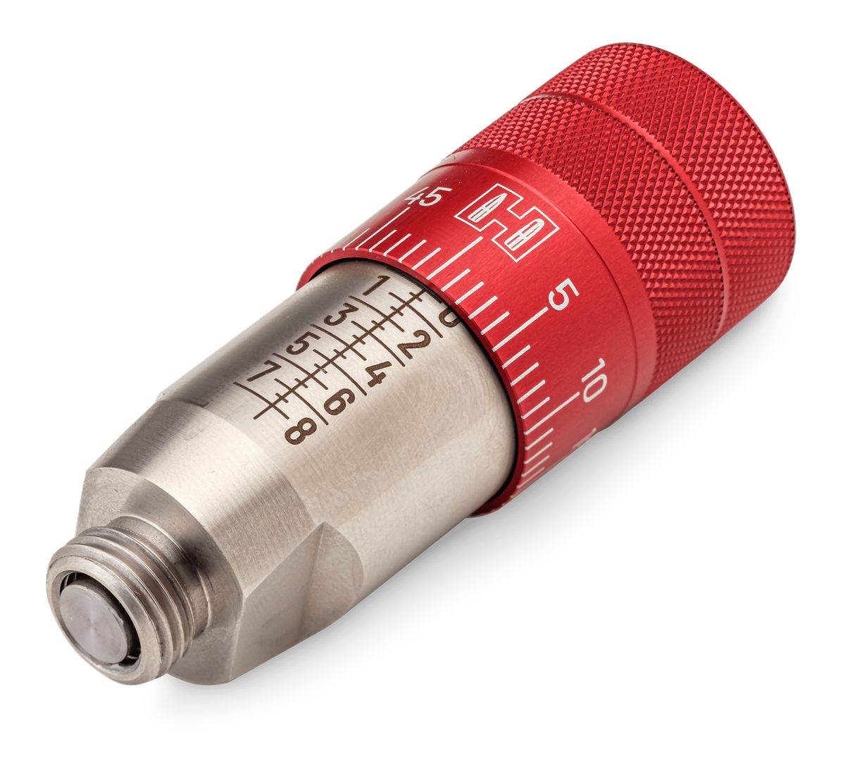 Hornady 044097 Bullet Seating Micrometer Red/Silver Compatible w/ All Dies