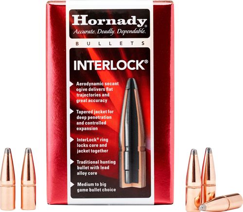 Hornady Interlock Rifle Bullets .45 cal .452in 245 gr SP (.450 Bushmaster) view 2