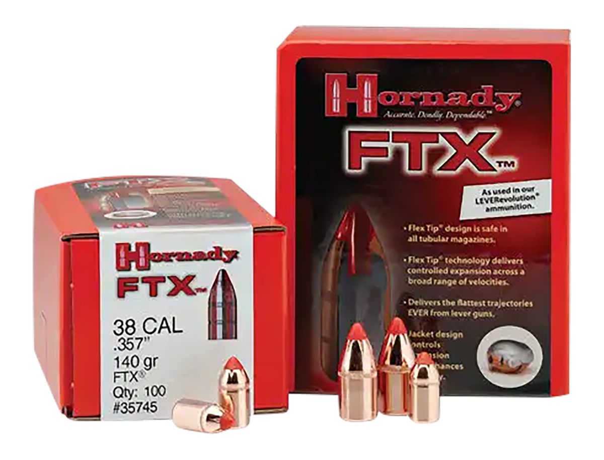 Hornady 45218 FTX 45 Cal .452 225 gr Flex Tip eXpanding 100 Per Box/ 15 Cas