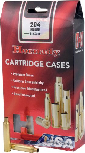 Hornady Unprimed Brass Rifle Cartridge Cases .204 Ruger 50/ct view 2