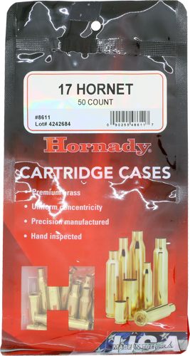 Hornady Unprimed Brass Rifle Cartridge Cases .17 Hornet 50/ct view 3