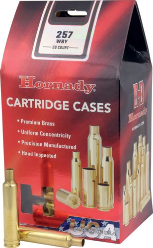 Hornady 8631 Unprimed Cases 257 Weatherby Mag Rifle Brass 50 Per Box/5 view 2
