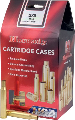 Hornady Unprimed Brass Rifle Cartridge Cases .270 Win 50/ct view 3