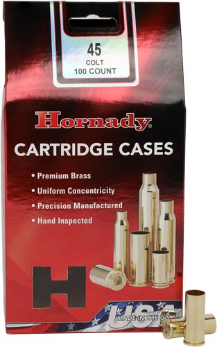 Hornady Unprimed Brass Handgun Cartridge Cases .45 LC 100/ct view 3