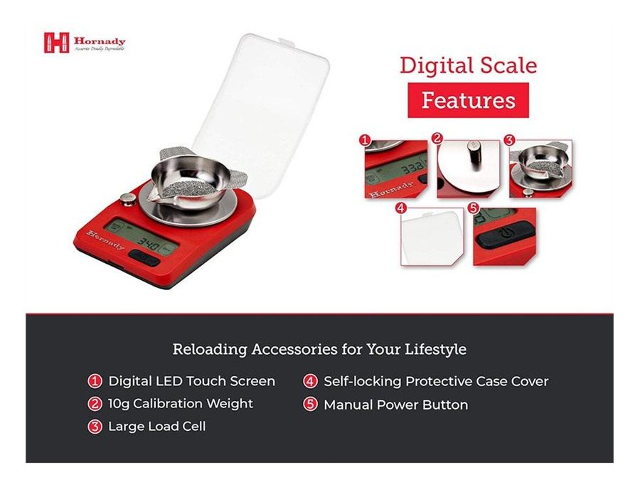 Hornady G3-1500 Electronic Scale, 050104 - Portable Battery Operated Digita view 7