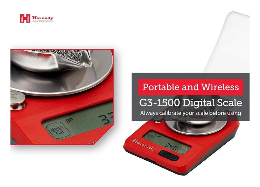 Hornady G3-1500 Electronic Scale, 050104 - Portable Battery Operated Digita view 8