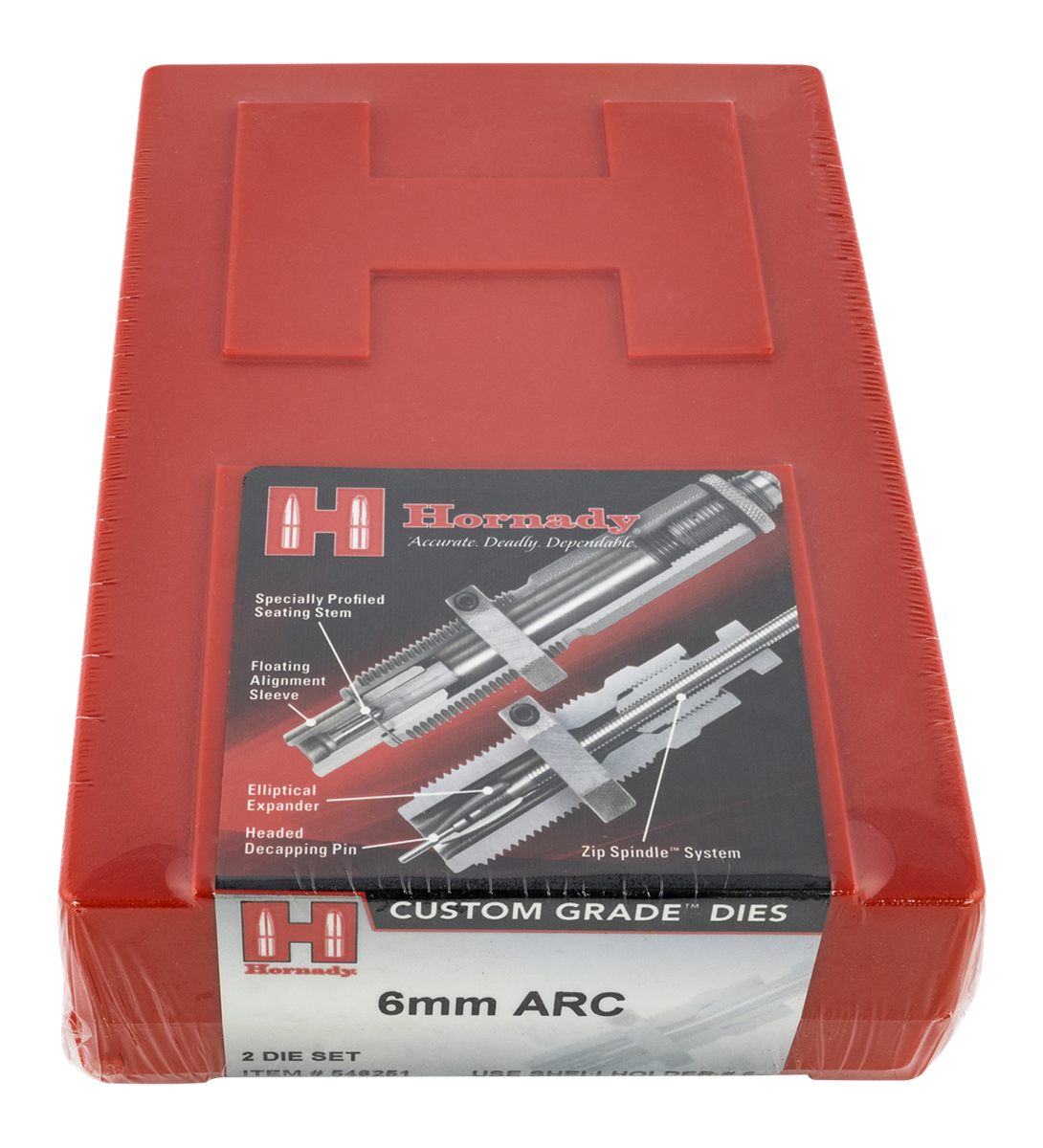 Hornady 6mm ARC Series III Two-Die Rifle Set (.243) view 2