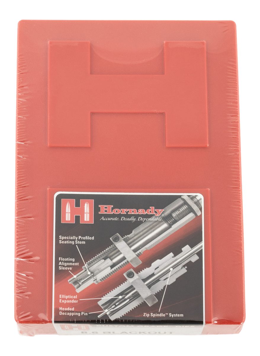Hornady 546442 Custom Grade Series III 2 Die Set for 8.6 Blackout Includes