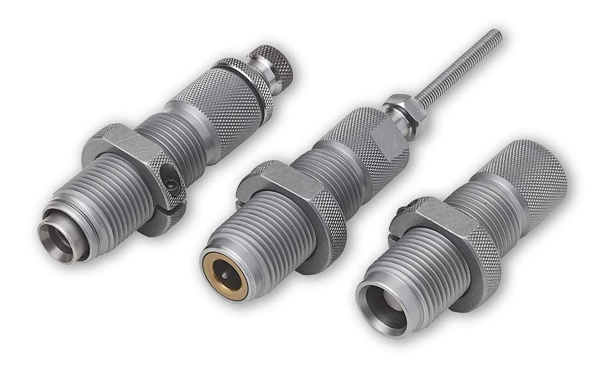 Hornady Custom Grade New Dimension 3-Die Set, 9mm Luger 9x21(.355) (546515)