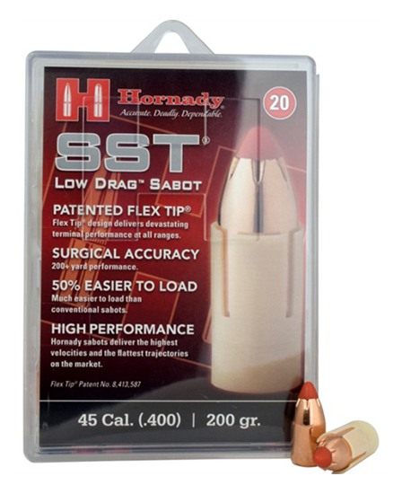 Hornady Muzzleloading Bullets .45 cal Sabot with .40 200 gr SST ML 20/ct