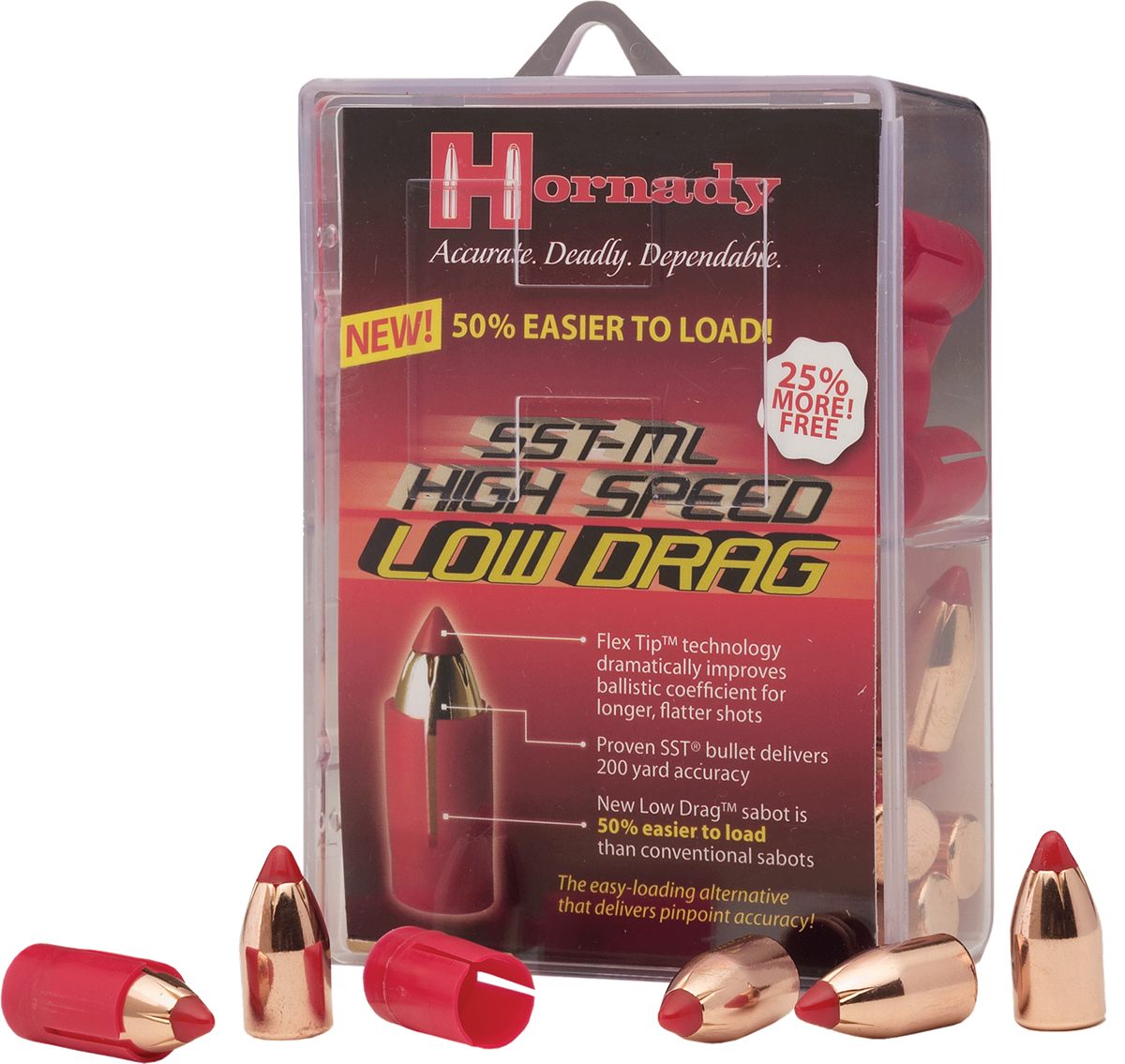 Hornady SST ML Bullets .50 cal Low Drag Sabot with .45 250 gr GMX 20/ct