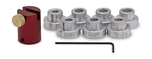 Hornady Lock-N-Load Bullet Comparator Basic Set, Includes 7 Inserts Quickly view 3