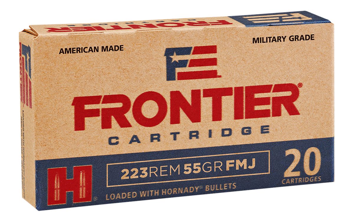 Frontier Cartridge FR100 Military Grade Varmint 223 Rem 55gr Full Metal Jac