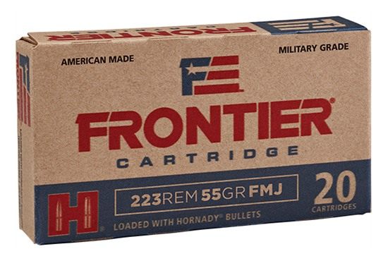 Frontier Cartridge FR100 Military Grade Varmint 223 Rem 55gr Full Metal Jac view 2