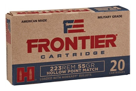 Frontier Cartridge FR140 Military Grade Centerfire Rifle 223 Rem 55gr Hollo view 2