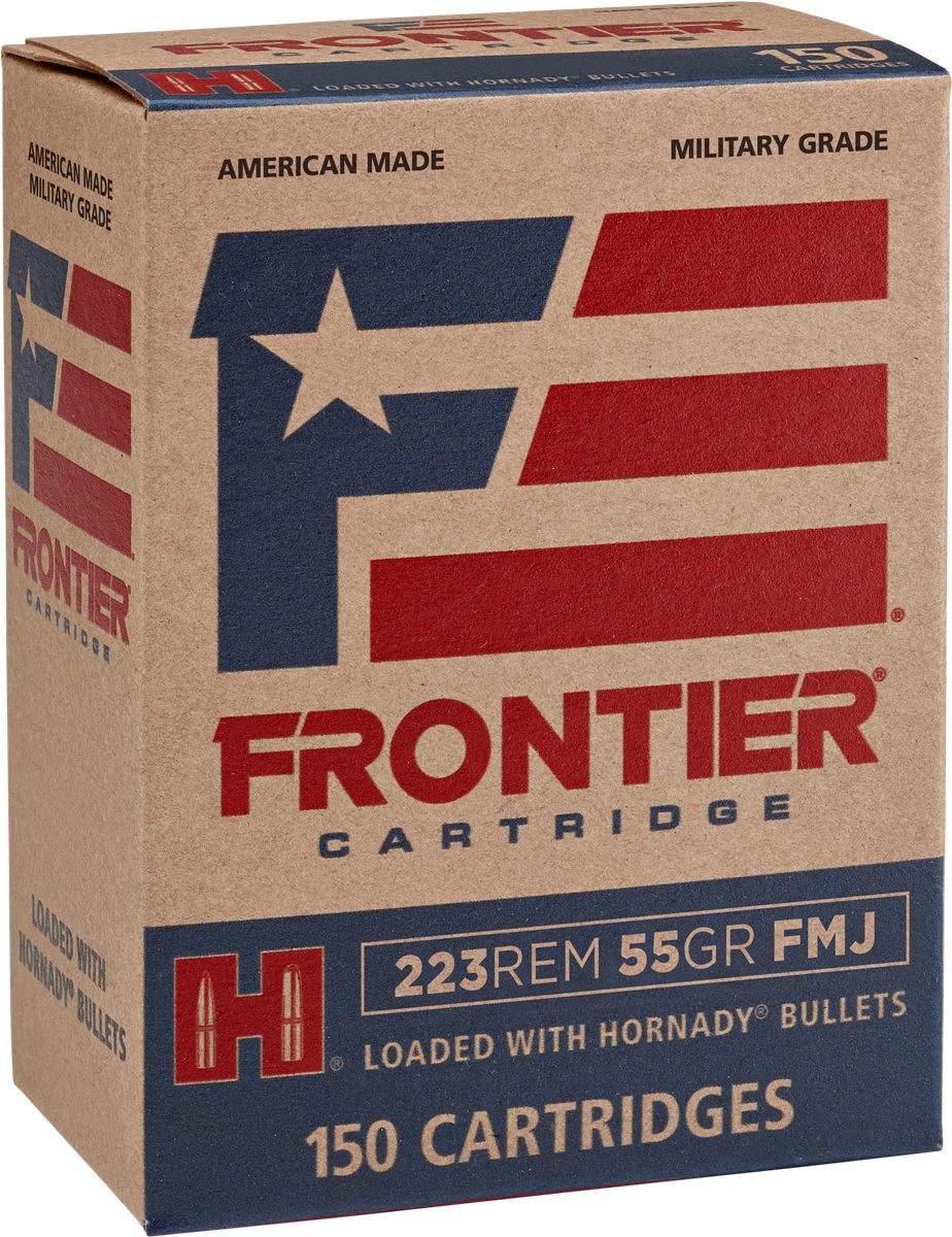 Frontier Cartridge FR1015 Military Grade Centerfire Rifle 223 Rem 55gr Full