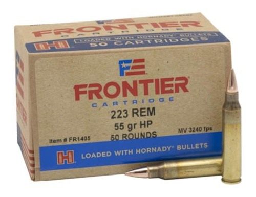 Frontier Cartridge 223 REM 55 GR Hollow Point Match (50 - Oriented) 50RD/BX