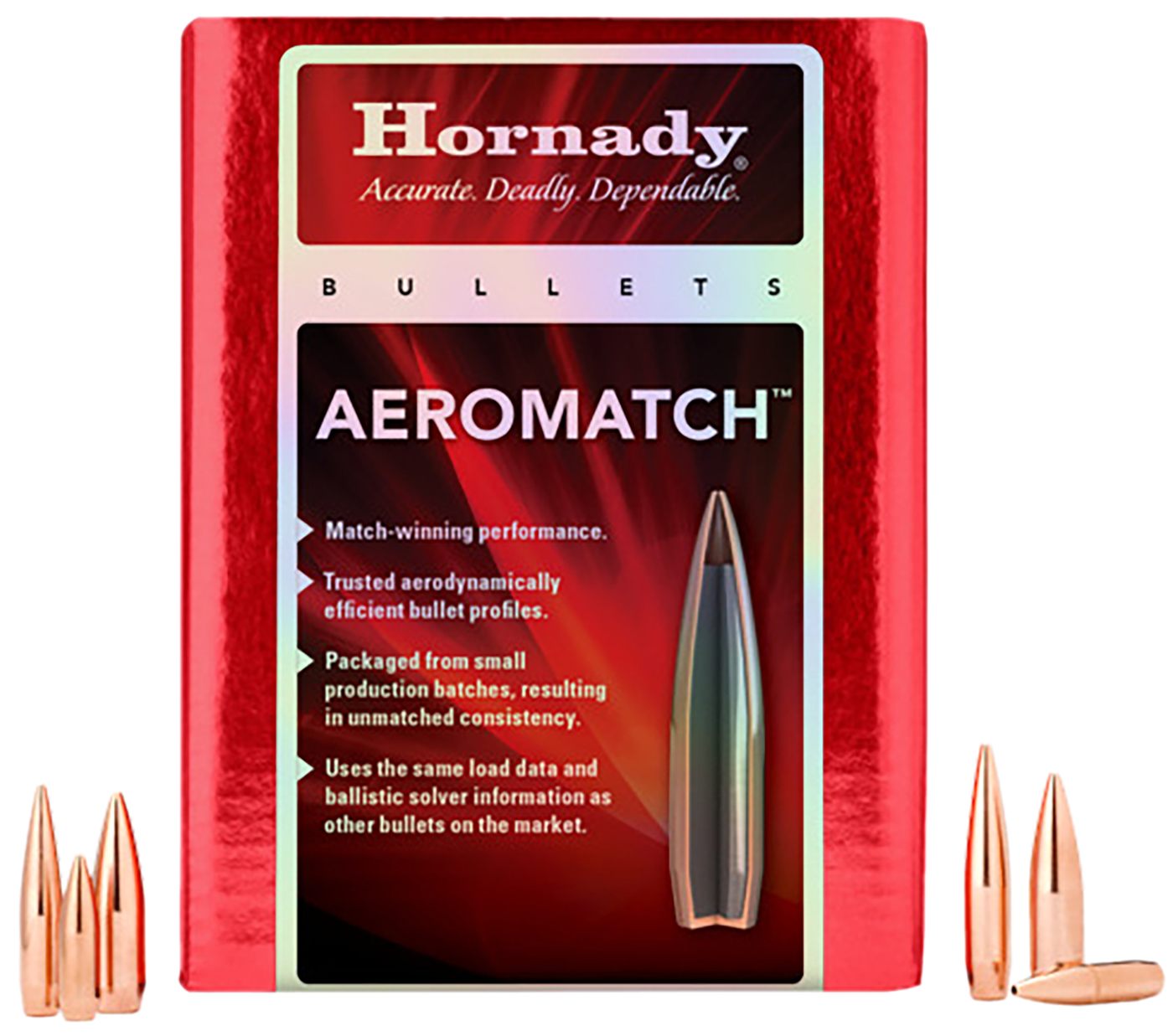 Hornady 227711 22 Cal .224 69gr Hollow Point Boat Tail 500 Per Box/6 Case