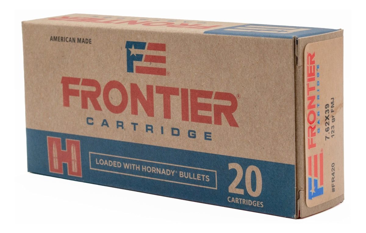 Frontier Cartridge FR420 7.62x39mm 123gr Full Metal Jacket 20 Per Box/10 Ca
