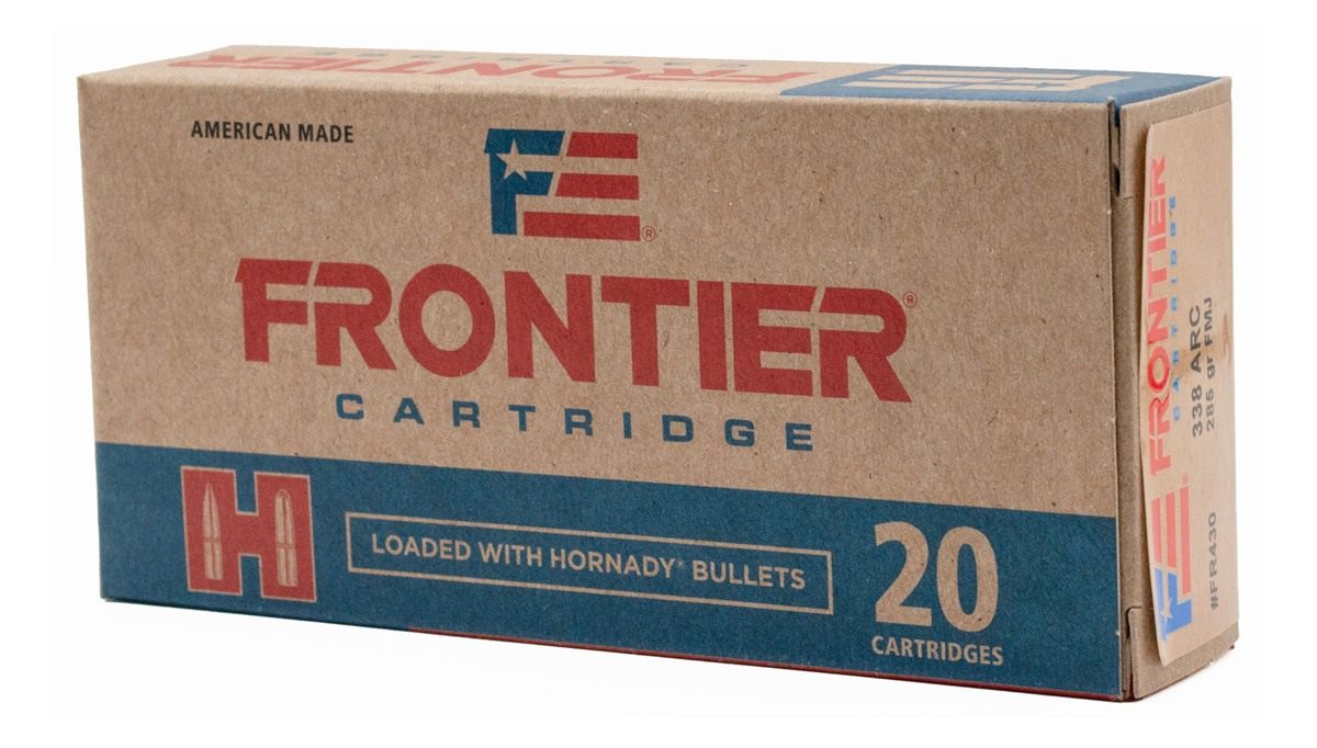Frontier Cartridge FR430 338ARC 285gr Full Metal Jacket 20 Per Box/10 Case