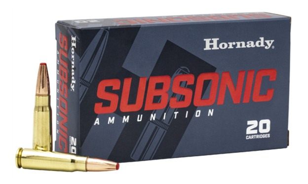 HORNADY SUBSONIC-X 7.62X39 255G 20RD BX 200RD CS