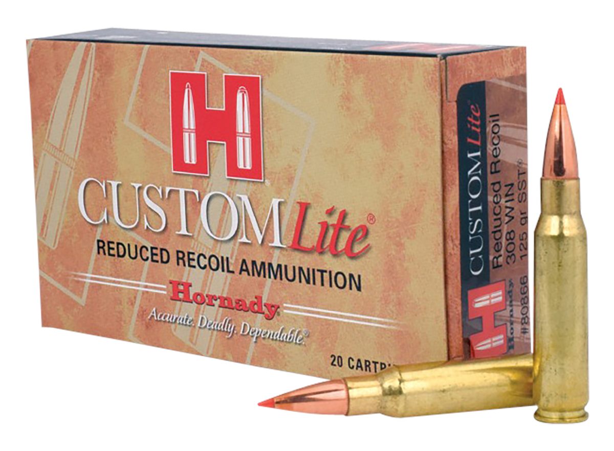 Hornady Custom Lite Rifle Ammunition .308 Win 125 gr SST 20/Box