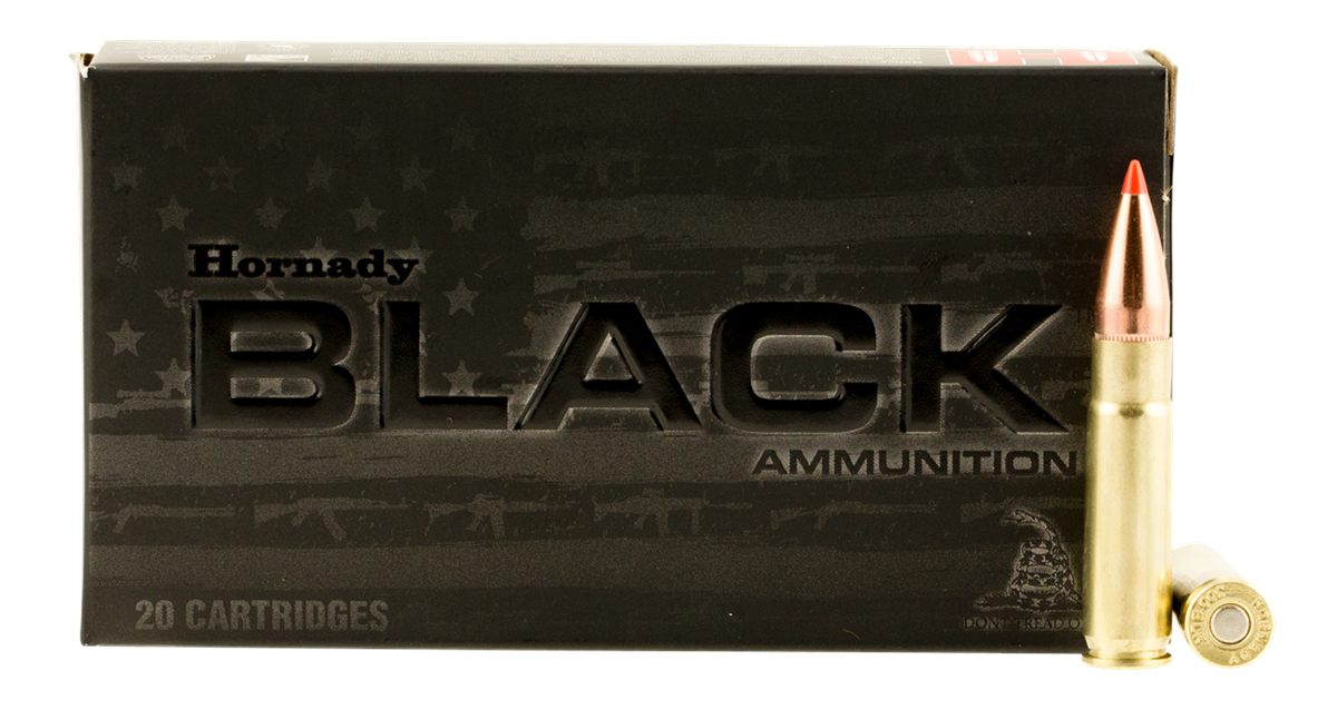 Hornady Black Rifle Ammunition .300 AAC 110 gr V-MAX 2375 fps 20/ct