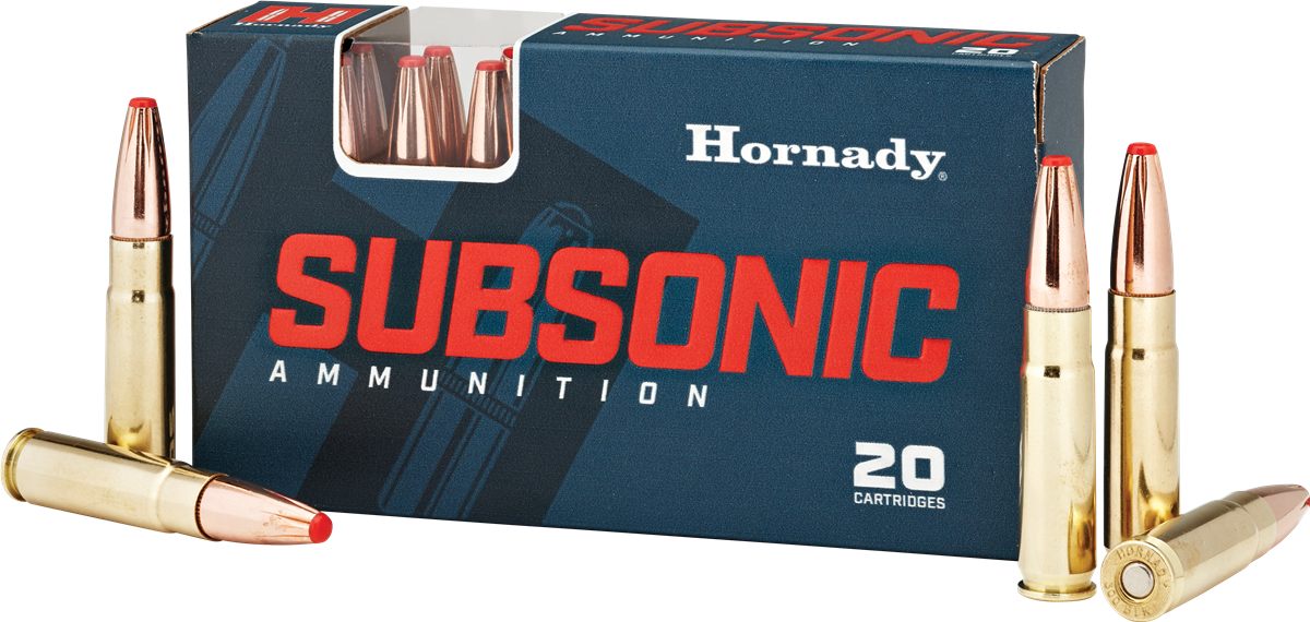Hornady 80877 Subsonic Rifle 300 Blackout 190gr X 20 Per Box/10 Case