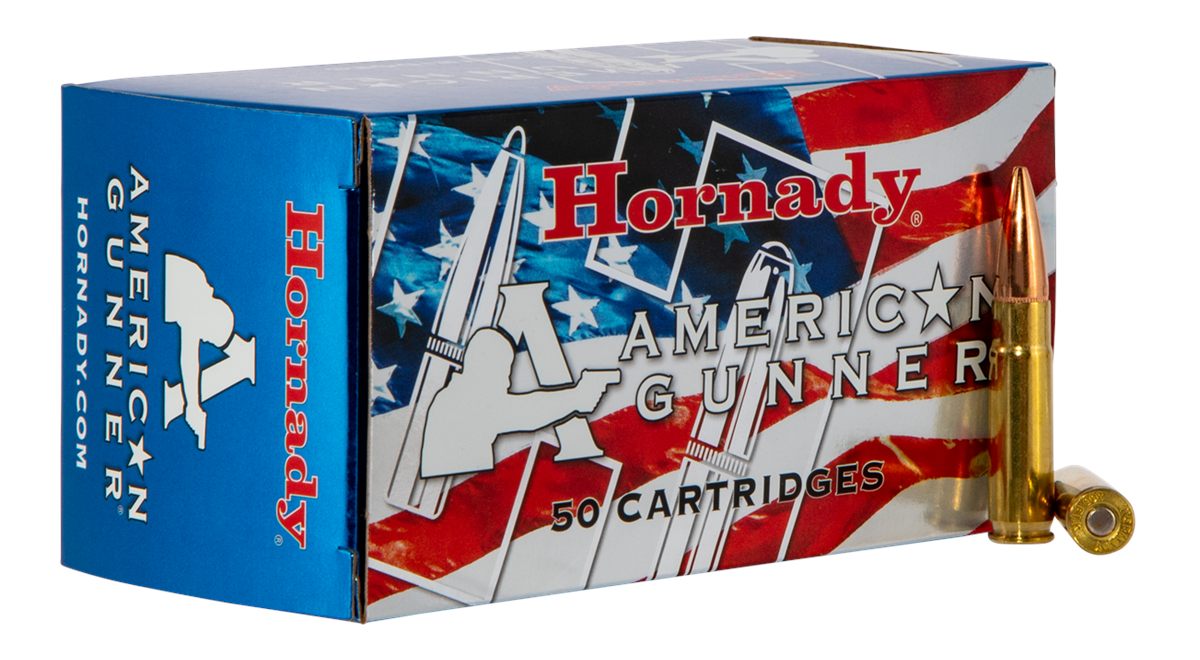 Hornady 80897 American Gunner 300 Blackout 125gr Hollow Point 50 Per Box/10