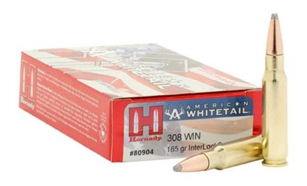 Hornady 80904 American Whitetail 308 Win 165gr InterLock Spire Point 20 Per view 4