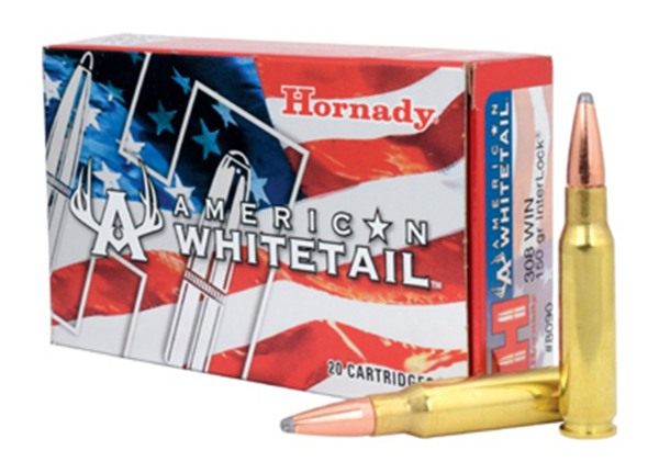 Hornady 80904 American Whitetail 308 Win 165gr InterLock Spire Point 20 Per view 6