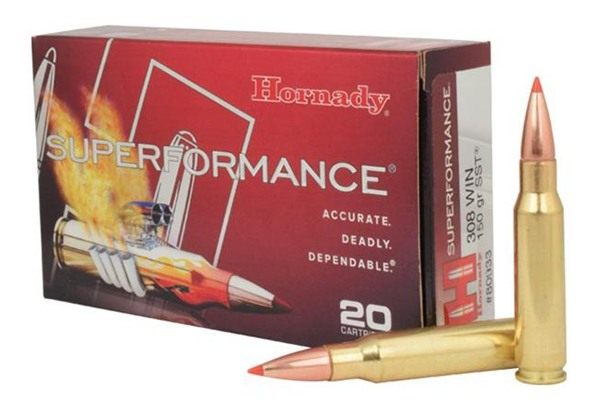 Hornady Superformance Rifle Ammunition .308 Win 150 gr SST 3000 fps - 20/bo view 2