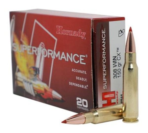 Hornady 80944 Superformance 308 Win 150gr Copper Alloy eXpanding 20 Per Box view 4