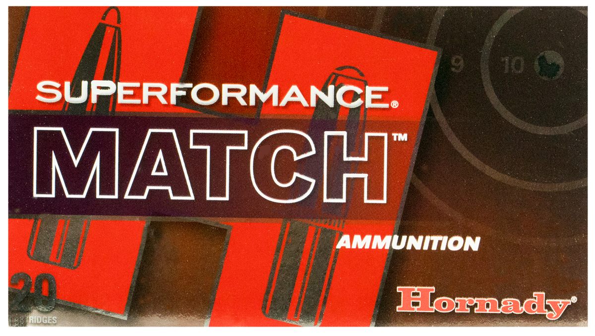 Hornady 80963 Superformance Match 308 Win 168gr Extremely Low Drag 20 Per B