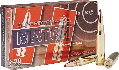Hornady 80963 Superformance Match 308 Win 168gr Extremely Low Drag 20 Per B view 3