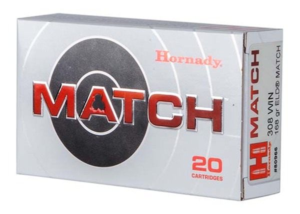 Hornady 80966 Match 308 Win 168gr Extremely Low Drag 20 Per Box/10 Case view 2