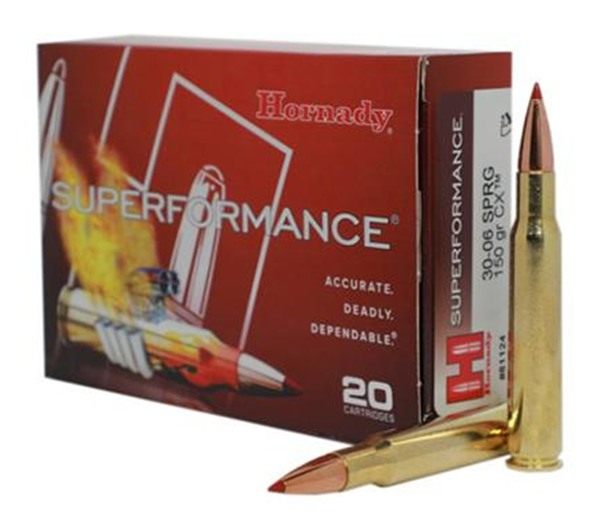 Hornady 81124 Superformance 30-06 Springfield 150gr Copper Alloy eXpanding view 3