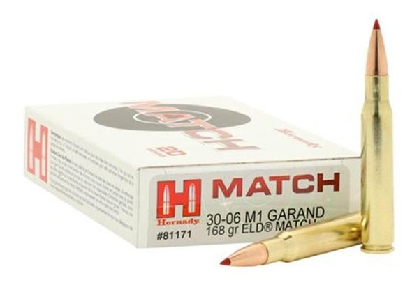 Hornady 81171 Vintage Match ELD M1 Garand 30-06 Springfield 168gr Extremely view 2
