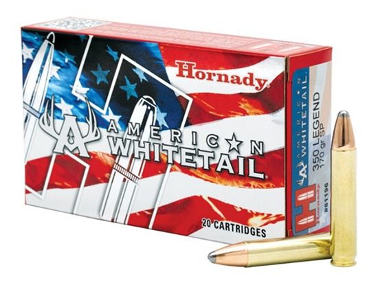 Hornady American Whitetail Rifle Ammunition .350 Legend 170gr SP 2200 fps 2 view 2